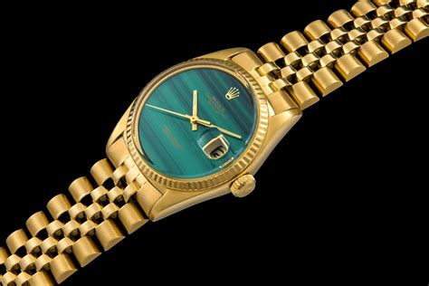 rolex datejust malachite